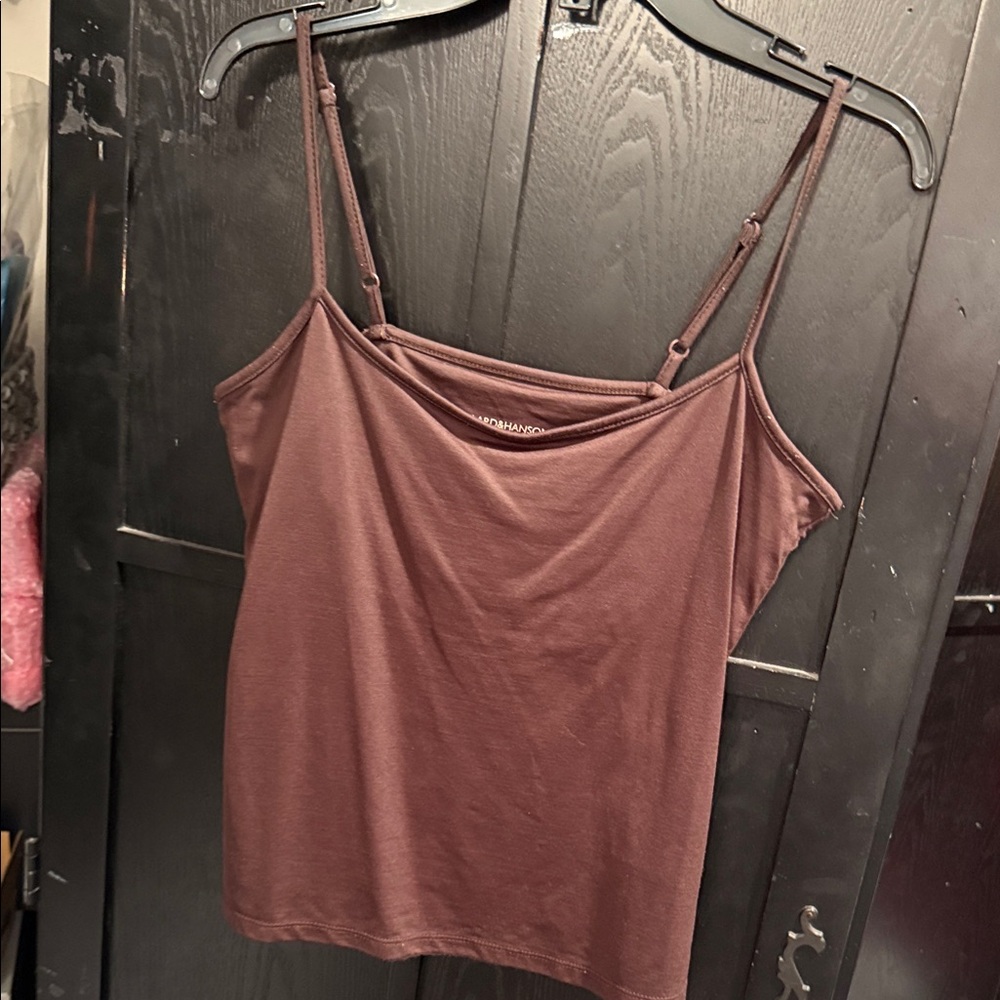 Hillard & Hanson Chocolate Camisole